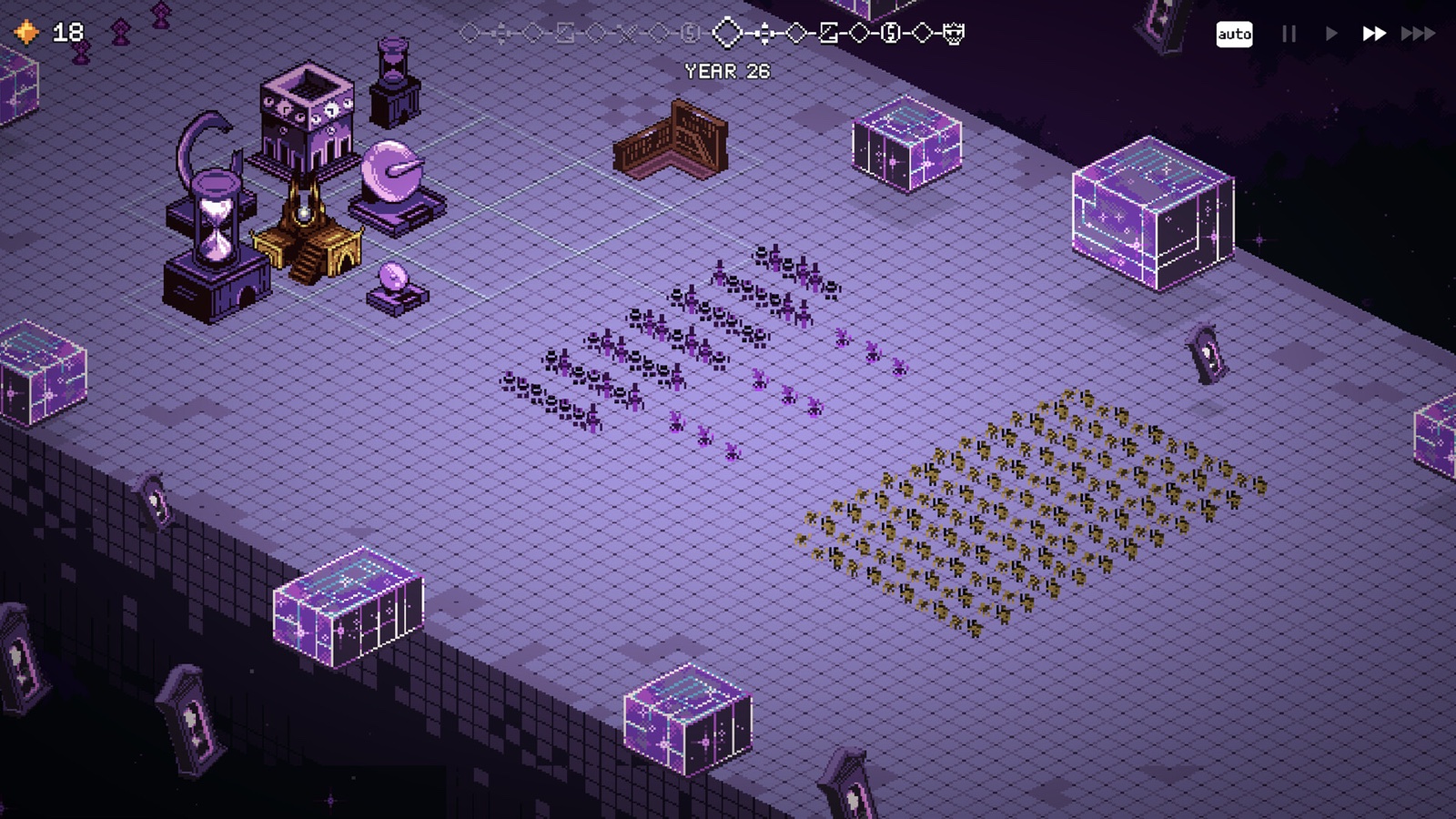 A violet void kingdom at Year 26